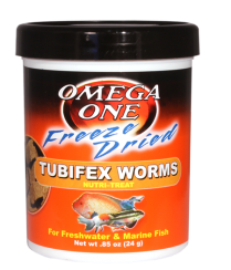 Omega One Freeze-Dried Tubifex Worms Nutri-Treat (0.74 oz)