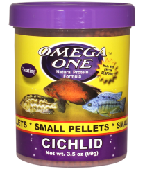 Omega One Small Floating Cichlid Pellets (3.5 oz)