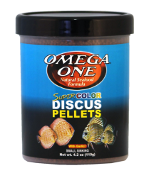 Omega One Super Color Small Sinking Discus Pellets (4.2 oz)