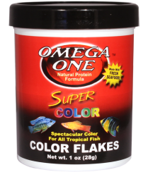 Omega One Super Color Flakes Fish Food (1 oz)