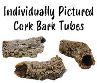 Cork Bark Tubes (Individually Pictured)