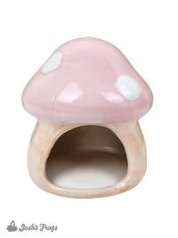 Ceramic Mushroom Hide - Pink (Small)