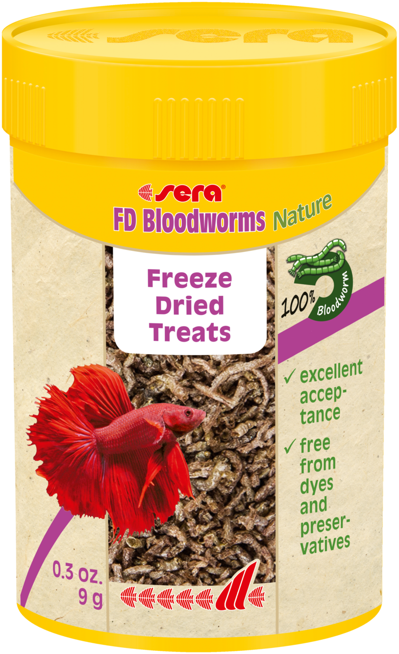 Sera FD Bloodworms (0.3 oz, 100 mL)