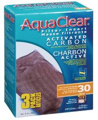AquaClear 30 Activated Carbon Filter Insert (5.8 oz) 3 Pack