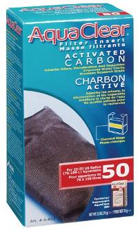 AquaClear 50 Activated Carbon Filter Insert (2.4 oz)