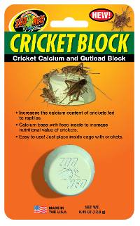 Zoo Med Cricket Calcium & Gutload Block (.45 oz)