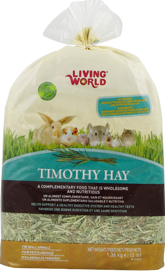 Living World Timothy Hay (48oz / 1.36kg / 3lb)
