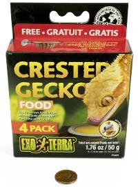 Exo Terra Crested Gecko Food (Includes 4 Individual Prepared Cups)