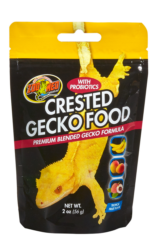 Zoo Med Premium Crested Gecko Food (2 oz Pouch - TROPICAL FRUIT)