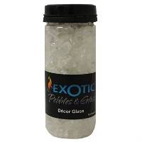 Exotic Pebbles Ice Clear Glass (1.5lb Jar)