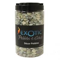 Exotic Pebbles Polished Jade Gravel (5lb Jar)