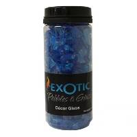 Exotic Pebbles Turquoise Glass (1.5lb Jar)