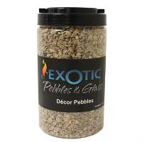 Exotic Pebbles Wood Bean Pebbles (5lb Jar)