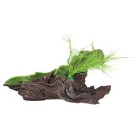 Fluval Black Driftwood Decor with Moss (7x4.3x5.5)