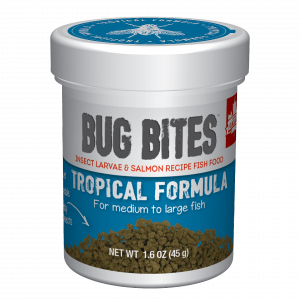 Fluval BugBites Granules for Medium-Large Tropical Fish (1.6 Oz)
