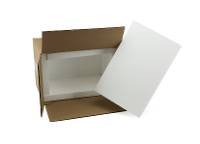 12x8x8 Insulated Shipping Box with 1" Foam (12 pack)