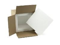8x8x8 Insulated Shipping Box with 1" Foam