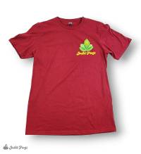 Josh's Frogs Cardinal Red T-Shirt with Left Chest Logo (Small)