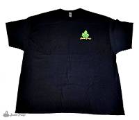 Josh's Frogs Left Chest Logo T-Shirt - Black (3XL)