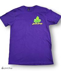 Josh's Frogs Left Chest Logo T-Shirt - Purple (Medium)