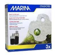 Marina Fine Filter Pad (3 Pack) For Canister Filters CF60, & CF80