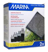 Marina Ammonia Remover (2 Pack) For Canister Filters CF20, CF40, CF60 & CF80