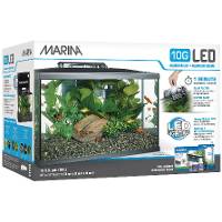 Marina LED Glass Aquarium Kit - 10 Gallon