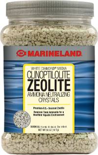 Marineland White Diamond Media - Clinoptilolite Zeolite Ammonia Neutralizing Crystals (50 oz)