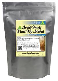 Josh's Frogs Melanogaster Fruit Fly Media | 1.5 lbs / 1.35 Quarts (makes 10 fruit fly cultures)
