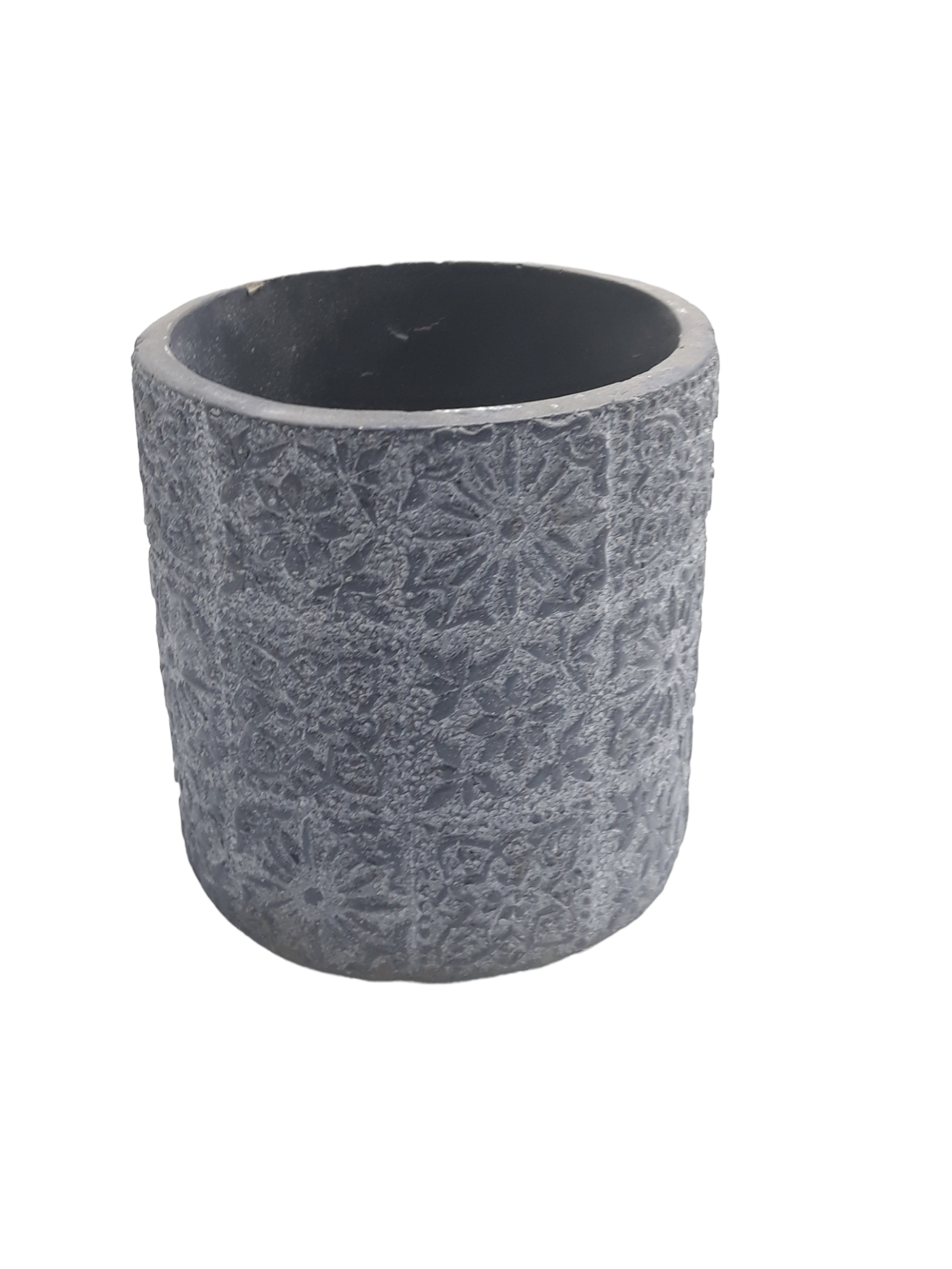 Michael Carr Designs® 3.5" Floral Patchwork Pot - Blackish Green