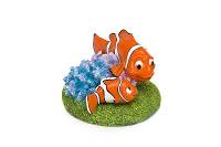 Penn-Plax Disney Finding Nemo Aquarium Ornaments - Nemo & Marlin (4" Tall)