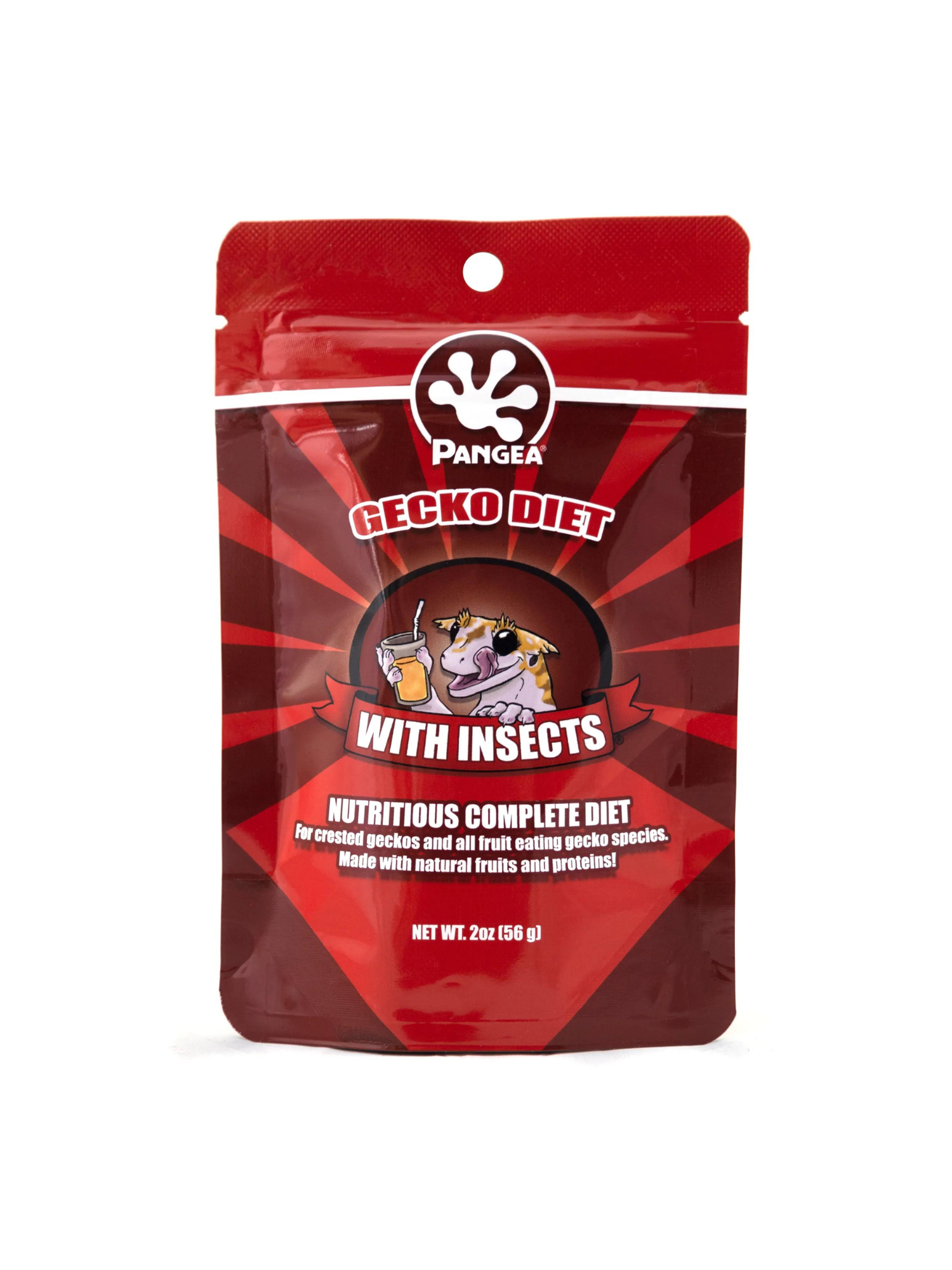 Pangea Gecko Diet with Insects™ - RED (2 oz.)