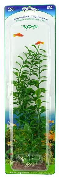 Penn-Plax Aqua-Plant Blooming Ludwigia with Heavy-Weight Base 13"