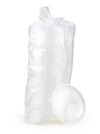Plastic Deli Lids (fits 8, 16, 32 oz. cups - 50 count sleeve)