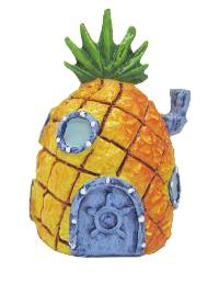 Penn-Plax Nickelodeon Spongebob Squarepants Mini Aquarium Ornament - Pineapple Home (2" Tall)