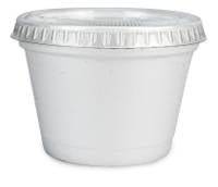 Styrofoam Shipping Container & Lid (4 oz)