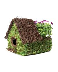 SuperMoss Plantable Maison Birdhouse - Fresh Green