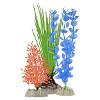 Tetra GloFish Aquarium Plant Multi-pack (Small to Large - Orange/Green/Blue)