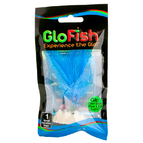 Tetra GloFish Aquarium Plant (Small - Blue)