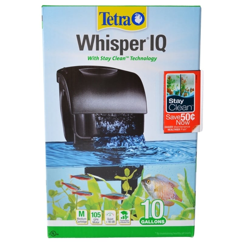Tetra Whisper IQ Power Filter - 10 Gallons