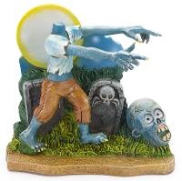 Penn-Plax Glow-in-the-Dark Aquarium Ornaments - Headless Zombie (4.25" Tall)
