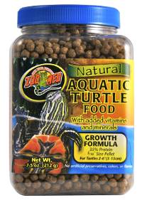 Zoo Med Natural Aquatic Turtle Food (7.5 oz - Growth Formula)