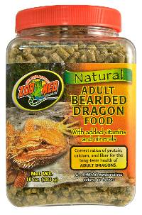 Zoo Med Natural ADULT Bearded Dragon Food (10 oz - Dry Pellets)