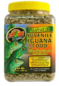 Zoo Med Natural JUVENILE Iguana Food (10 oz - Dry Pellets)