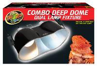 Zoo Med Combo Deep Dome Dual Lamp Fixture