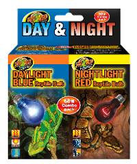 Zoo Med Day & Night Reptile Bulb Combo Pack (60 Watt)