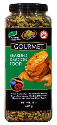 Zoo Med Gourmet Bearded Dragon Food (15 oz)