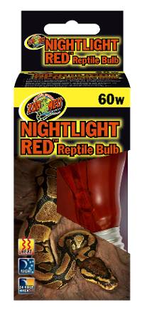 Zoo Med Nightlight Red Reptile Bulb (60 Watt)