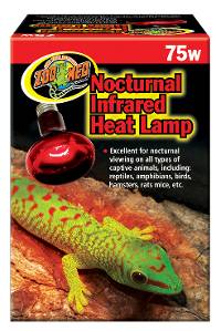 Zoo Med Nocturnal Infrared Heat Lamp (75 Watt)