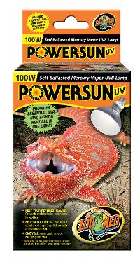 Zoo Med PowerSun UV Mercury Vapor Bulb (100 Watt)